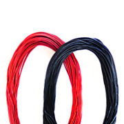 Провод: 50 м - красный, 50 м – черный.